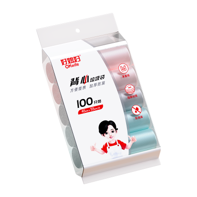 好媳妇 45×55cm背心式垃圾袋 颜色随机100只/包