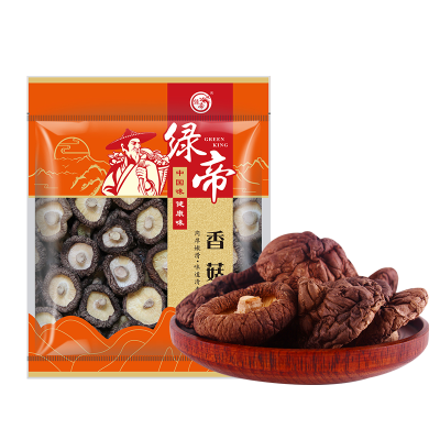 绿帝 福建香菇 山珍干货食用菌 无熏硫 剪脚香菇
