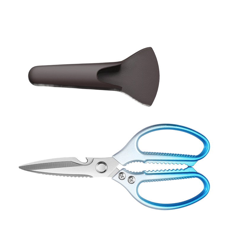 锋利剪刀厨房专用剪骨头家用不锈钢剪刀多功能剪肉杀鱼剪7163