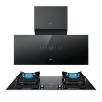 华帝(vatti)变频超薄烟灶套餐i11X7M/X7 Max+309L烟灶联动双腔侧吸式 26立方大吸力油烟机一键自清洁