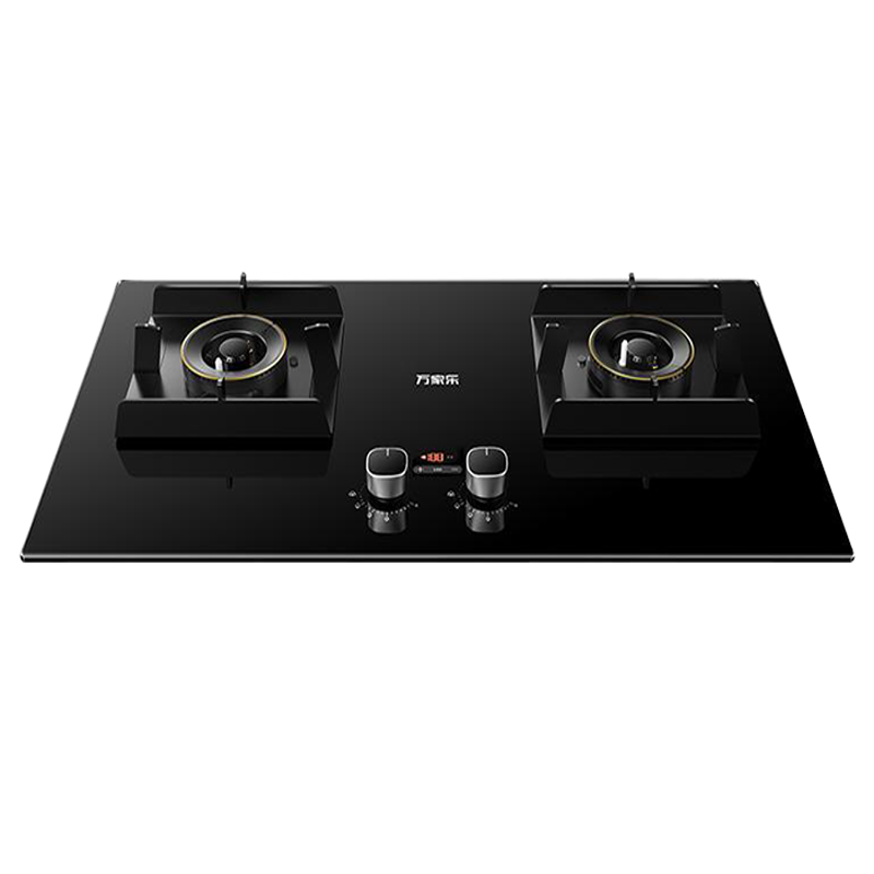 万家乐 钢化玻璃直喷火高效烈火燃气灶煤气灶灶台嵌两用灶具4.5kw烈火一级能效嵌入式 液化气JZY-KV062B