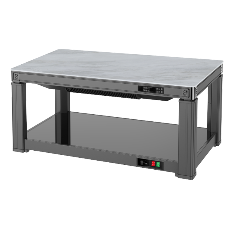 富炬电暖炉升降取暖茶几岩板电暖桌烤火桌子家用电炉取暖桌电烤炉 风雅悦然隐形电磁炉140