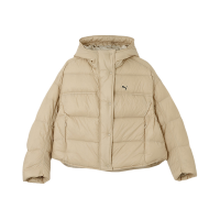 彪马(Puma) 女子轻盈蓬松羽绒保暖鸭绒连帽廓形拉链外套 527169-84