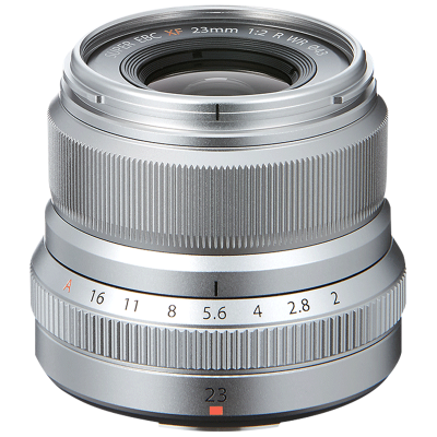 Fujifilm/富士龙镜头XF23mm F2R WR 银色 标配 富士23大光圈定焦镜头 XF卡口 43mm口径