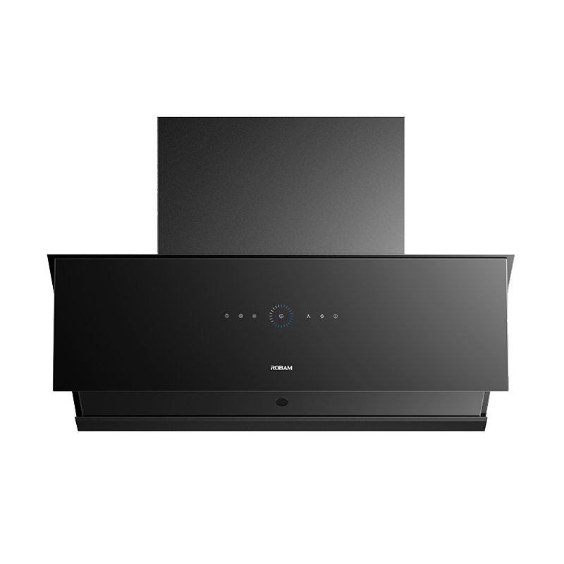 [灵犀系列]老板(ROBAM)油烟机 25m³大吸力 油烟机侧吸 吸油烟机 单烟机 脱排油烟机29X8S(黑色款)