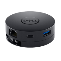 戴尔（DELL）DA300移动转换适配器六合一 USB-C转DP VGA HDMI USB-A 以太网 USB-C
