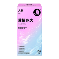大象 避孕套安全套 狂欢派对六合一32只装 超薄隐形裸入情趣 大颗粒狼牙螺纹凸点情趣