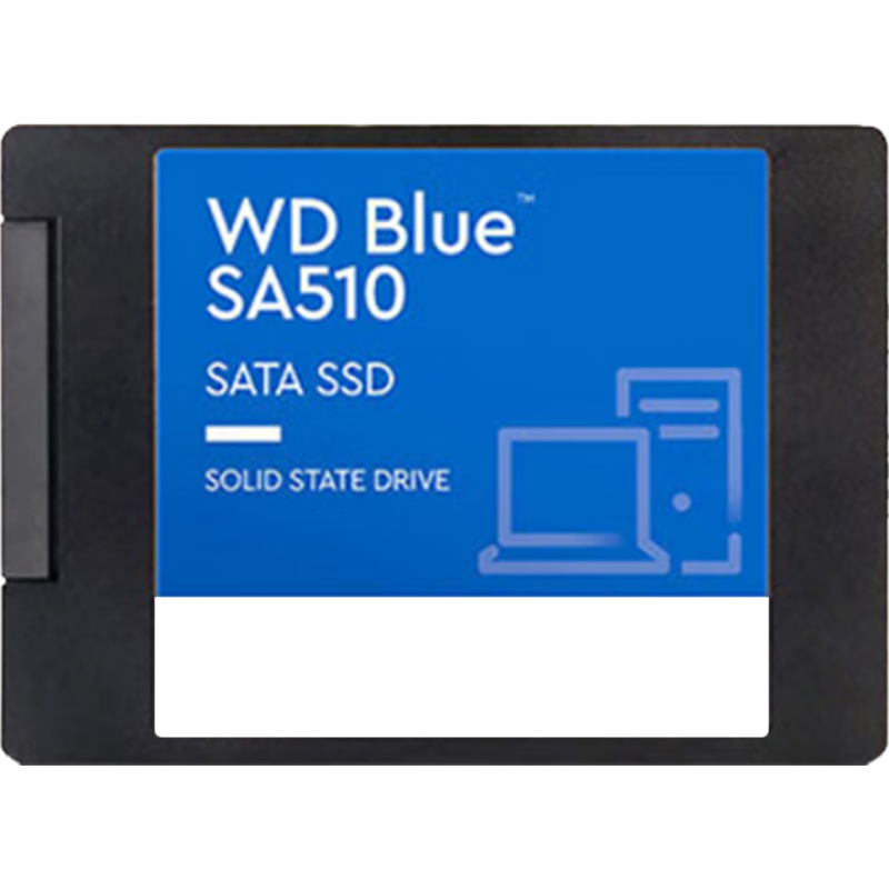 西部数据(WD)笔记本台式机电脑 SSD固态硬盘 SA510 SATA Blue系列 3D技术 高速读写 SA510 4TB