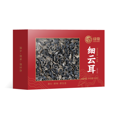 绿帝 山珍干货 食用菌 细木耳 细云耳100g