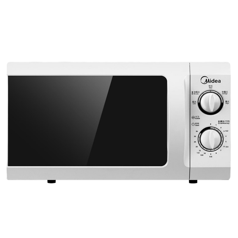 美的(Midea)M1-211A/L213B 快捷微波炉 家用小型 360°转盘加热 旋钮操控 易洁内胆