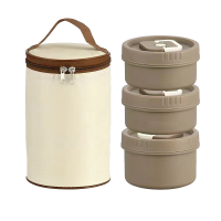 稳帆甄选 304保温饭盒400ml*2+600ml配保温袋 CJ6005/套