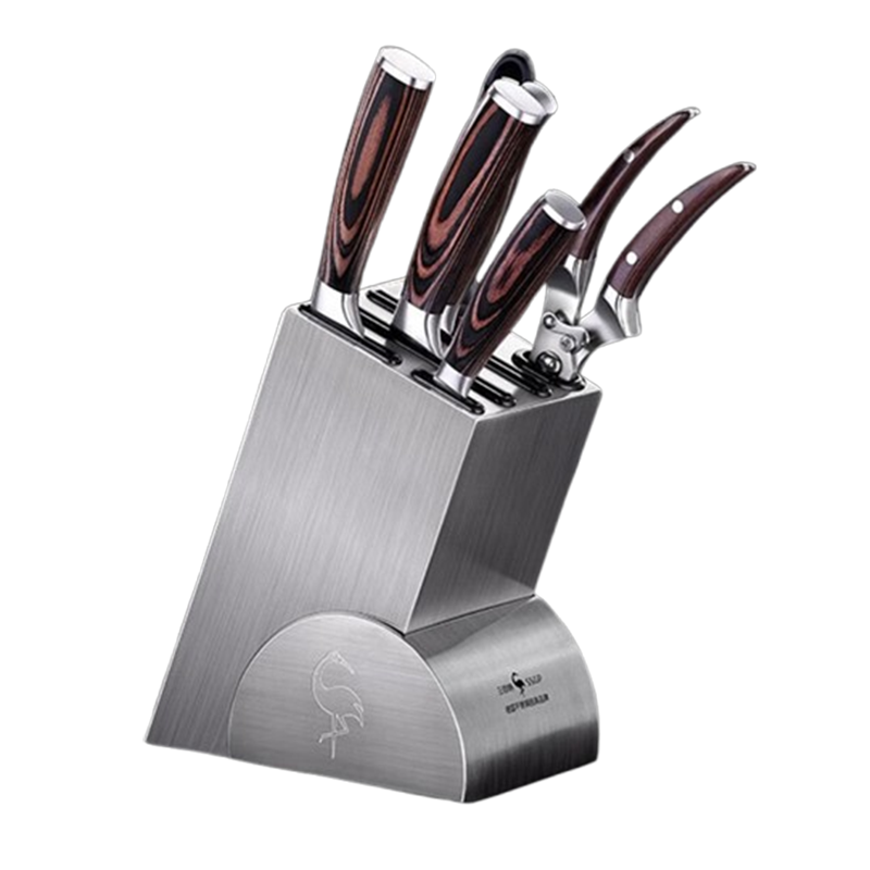 三四钢德国进口钢刀具套装菜刀组合刀架03924