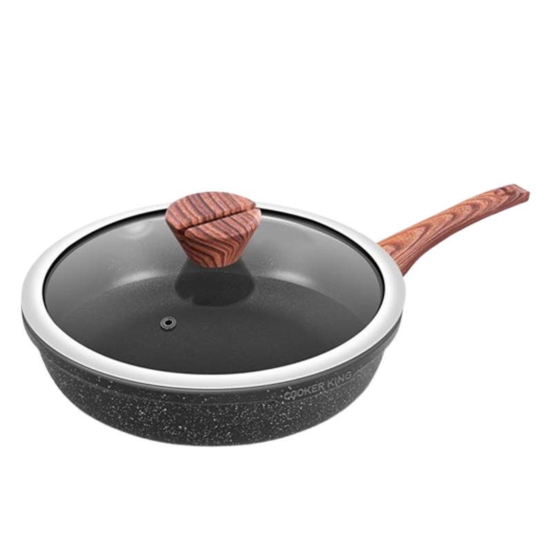 炊大皇煎锅平底锅耐磨易洁不粘28cm电磁炉通用B50144