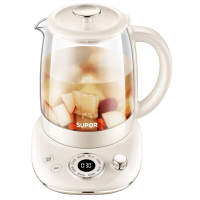 苏泊尔养生壶煮茶器煮茶壶加厚玻璃多功能煮水壶电煮茶壶电热水壶花茶壶 SW-15Y28