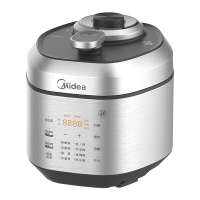 美的(Midea)电压力锅5L不锈钢不粘轻音排气双胆WIFI智控涡轮防溢MY-EYL5040家用汤粥饭开盖煮(线下同款)