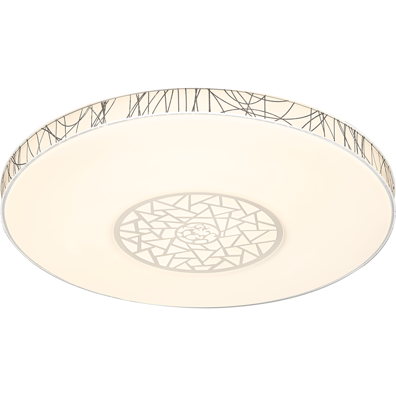 雷士照明NVC吸顶灯LED个性创意设计卧室灯圆形儿童房灯简约现代大气书房灯具灯饰