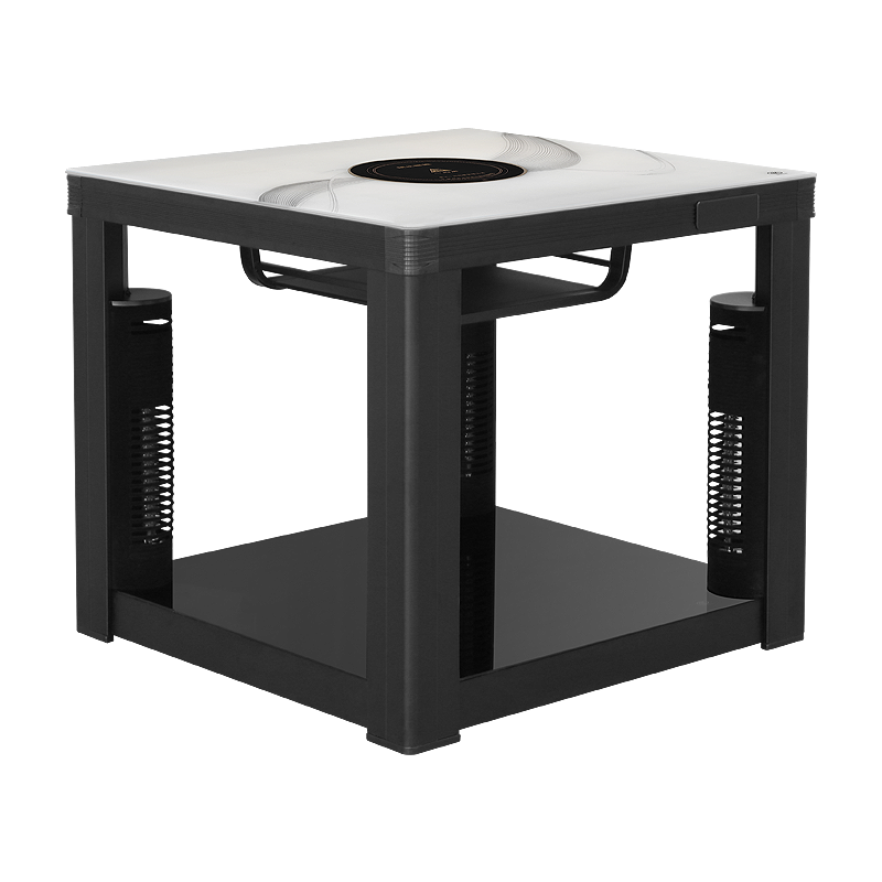 富炬电暖炉电暖桌正方形家用多功能烘鞋器电暖器烤火桌子节能省电取暖桌烤火桌电烤炉取暖器电炉桌子烤火炉电火炉 80*80