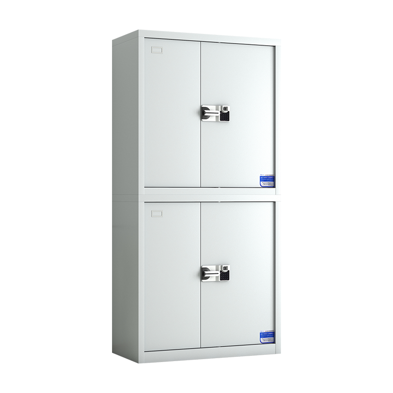 初嘉(CJ) CJ4102416 保密柜文件柜钢制密码柜办公铁皮资料柜档案柜 常规分双节智能指纹锁