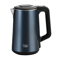 LOTOR电热水壶SH37电水壶热水壶家用小型保温快速烧水壶不锈钢双层防烫1.5L速热大容量电热水壶