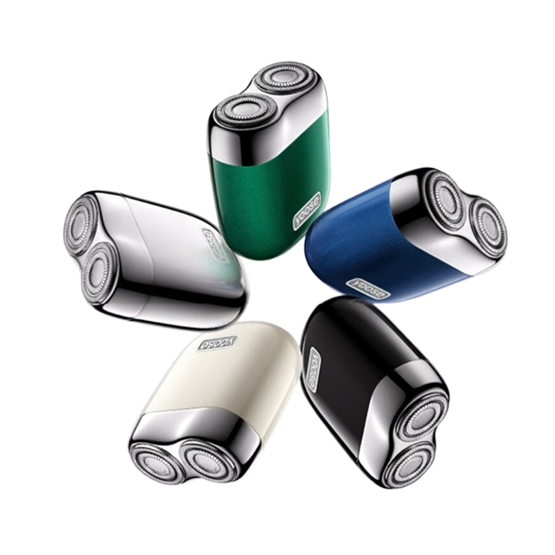 有色电动剃须刀便携款合金刮胡刀旋转双刀头MINI2.0(随机发货)