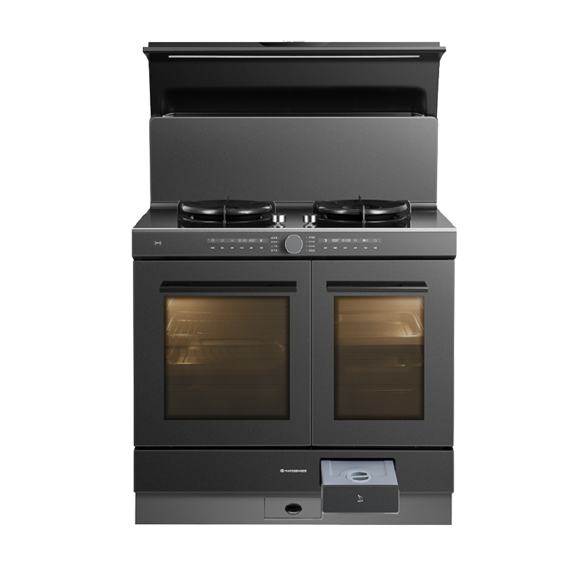 火星人(marssenger)集成灶 仿生天鹅颈设抽油烟机燃气灶 蒸烤两体机 JJZT-X5BCZ03R 天然气