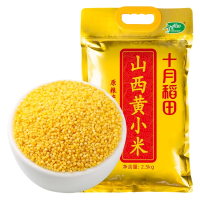 十月稻田山西黄小米500g*3