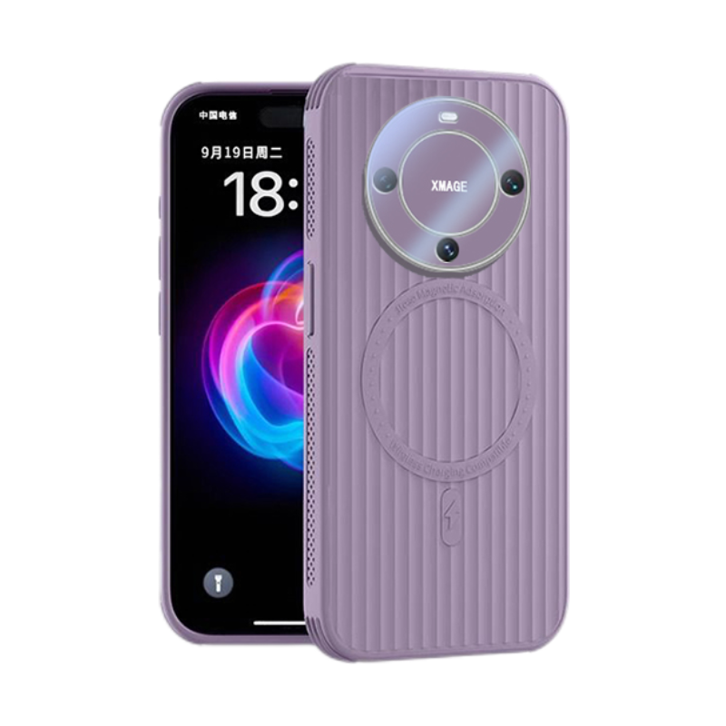 圣幻适用于华为mate60液态瓦楞手机壳磨砂手感华为mate60pro手机壳华为mate60pro+防摔简约款壳