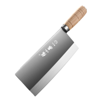 张小泉菜刀厨师专用刀斩切刀锻打桑刀厨房切片官方旗舰店正品8138