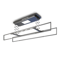 顶固(TOPSTRONG) 隐形晾衣架超薄小尺寸嵌入式电动晾衣架隐藏式语音智控晾衣机 D8Max电动晾衣机深空灰语音智控