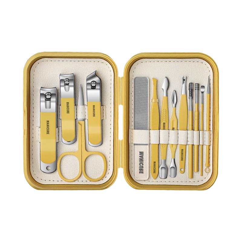 不锈钢指甲刀套装家用指甲钳美甲工具便携新款指甲剪美容套雪糕7163