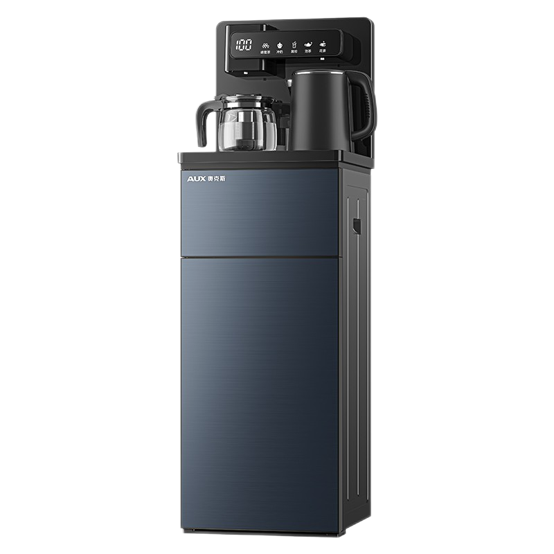 奥克斯家用全自动智能遥控茶吧机下置水桶客厅高端2024新上款饮水机 温热款