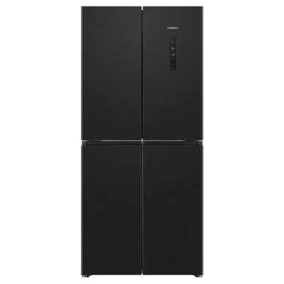 西门子(SIEMENS)十字对开门冰箱550L抗菌净味变频无霜双开门一级能效KC82E1249C 黑色550升十字对开门