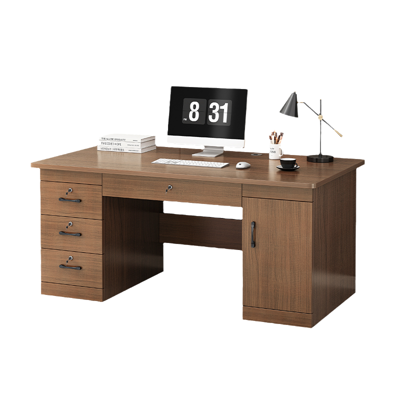 老板桌办公桌椅组合简约现代总裁桌经理主管桌大班台办公家具套装学习桌