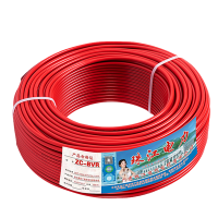 珠江电缆 电线电缆 ZC-BVR 6平方毫米 100米/卷 红色(单位:卷)