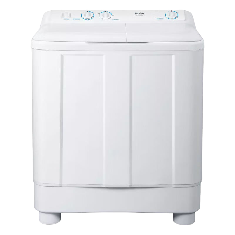 海尔(Haier)双缸洗衣机10KG半自动波轮双缸洗衣机家用老式大容量双筒洗衣机洗脱一体强力去污XPB100-628S