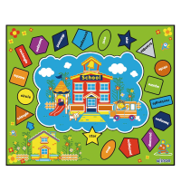 华森葳 跳跳形状教学毯 认识数形教学毯