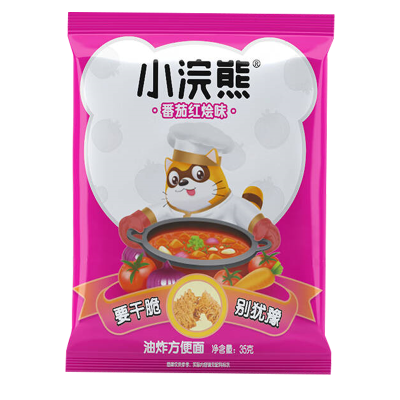 统一 小浣熊 番茄红烩味 35克*40包方便面 整箱装(新老包装交替发货)