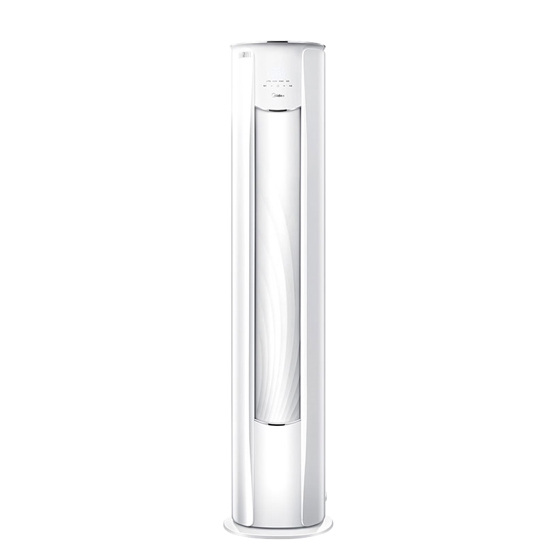 美的焕新风3匹柜机空调新1级能效变频冷暖新风系统智能空调 客厅圆柱立式柜机72MKA