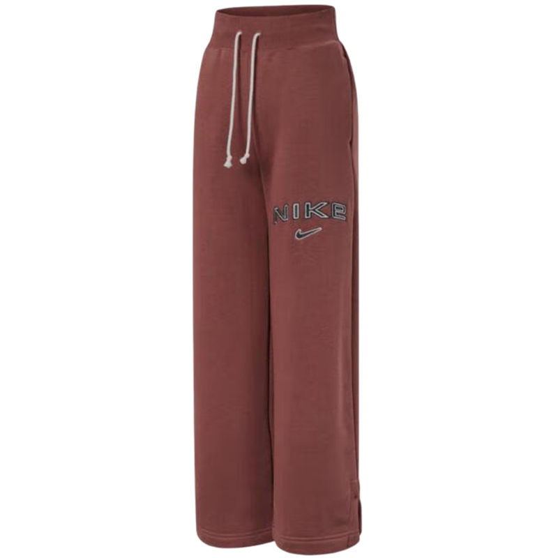 Nike耐克女裤2024冬新款高腰阔腿标志加绒运动休闲长裤FV7685-218