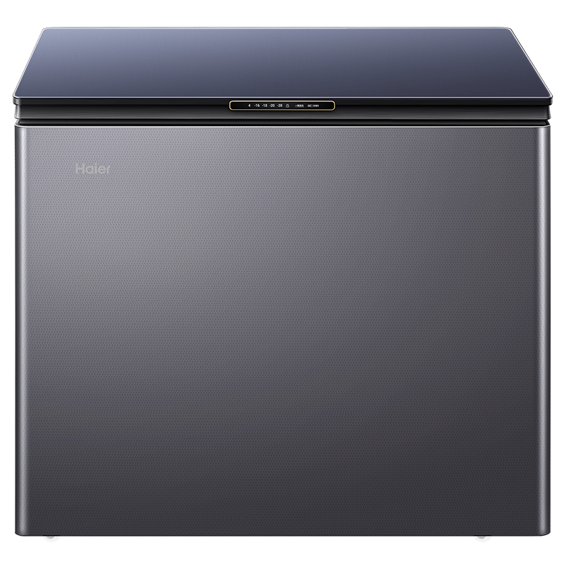 海尔(Haier)冰柜241升冷藏冷冻柜小富豪风冷无霜电脑控温晶釉蓝烟罗缎大冷冻能力升级BC/BD-241WGHEB1