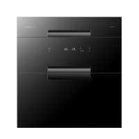 康宝(Canbo)XDZ100-EQ1 消毒柜嵌入式 家用高温二星消毒 紫外线 厨房餐具碗筷 不锈钢 消毒碗柜 110升