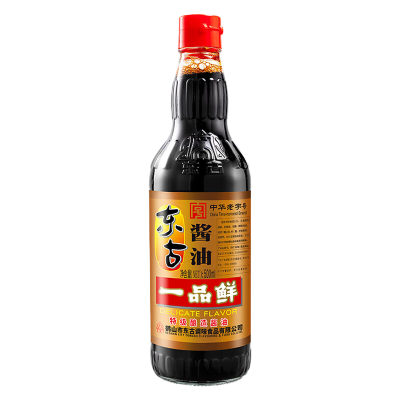 东古 一品鲜酱油 特级酿造酱油 原浆生抽500ml 红烧味极鲜 中华老字号