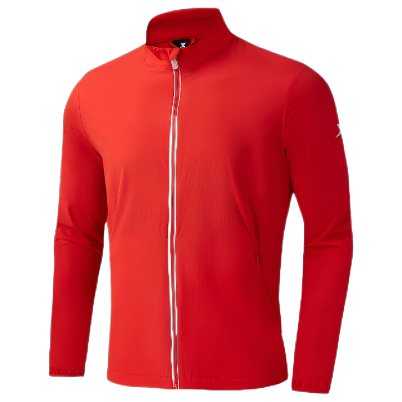 单风衣979229148042尼氨四面弹上衣 玫瑰红 (男)