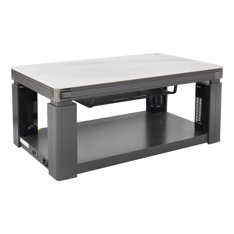 一均牌语音升降可移动电暖炉烤火桌长方形烤火茶几用变频取暖桌桌烤火炉 A23L白冰玉+平移+语音变频+隐藏炉 1.38米