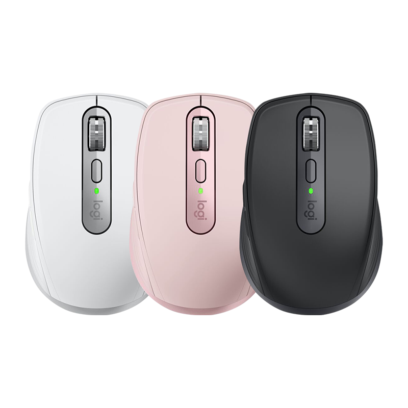 罗技大师系列MX Anywhere 3S蓝牙充电无线鼠标轻音办公商务