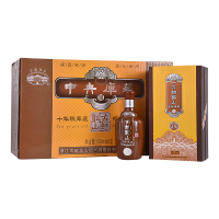 古越龙山 绍兴黄酒 中央库藏十年 花雕糯米酒 半干型 500ml*6 整箱装