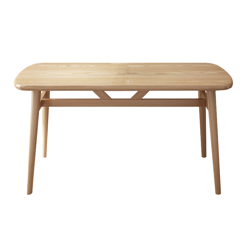 实木餐桌家用方圆两用吃饭桌子折叠饭桌小户型家用餐桌餐椅组418