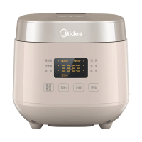 美的(Midea)家用电饭煲1-2人小型2升小容量多功能智能预约24小时匠银聚能釜MB-AFB2023R
