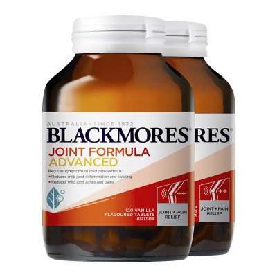 Blackmores澳佳宝 加强版骨胶原蛋白氨糖软骨素关节灵维骨力120片 2瓶