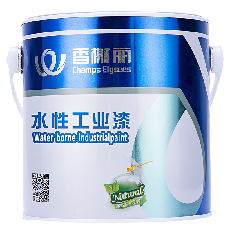 香榭丽 水性高光金属漆 防锈漆护栏钢结构车床配件农用器具工业设备设施防锈金属油漆 中蓝 2kg(单位:桶)货期5天